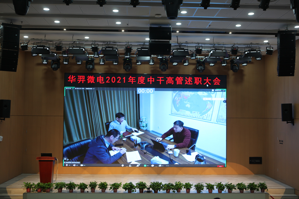 im电竞微电召开中干高管述职会议