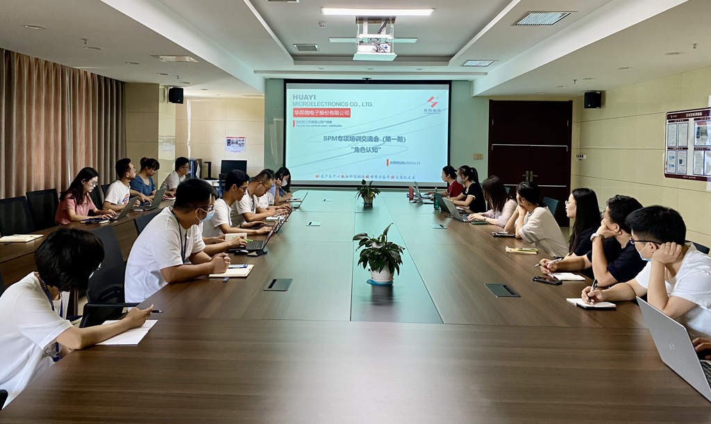 im电竞微电召开首期BPM专项培训交流会