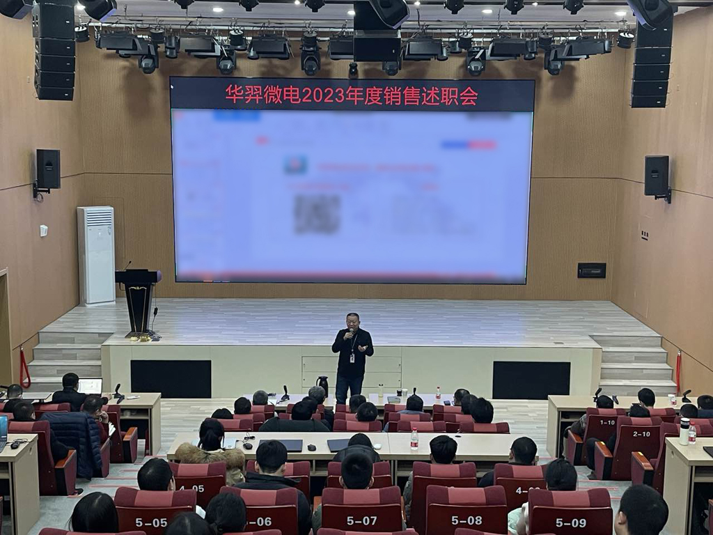 im电竞微电召开2023年度销售会议